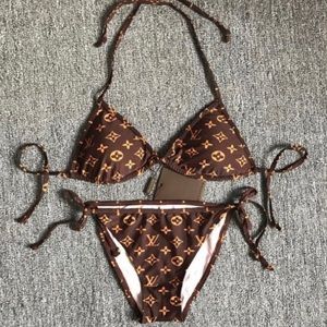 Y2K Brown Bikini